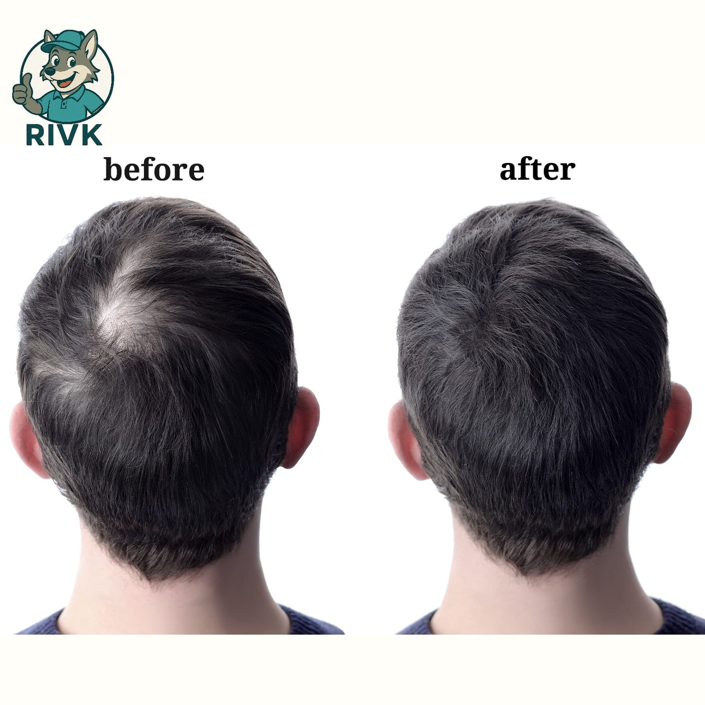 RIVK Ayurvedic Shampoo - 12 Herbal Formula for Strong Roots & Less Hair Fall, Pack of 2 (200g+200g)